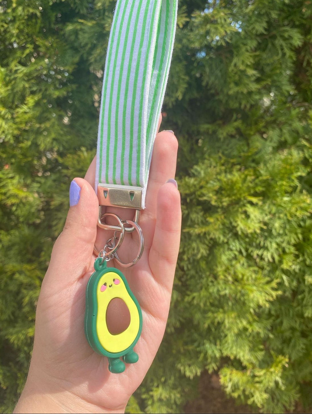 Avocado Keychain